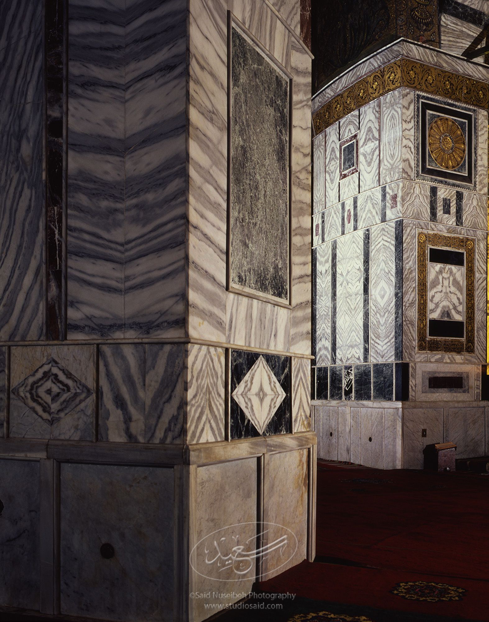 <i>Qubbat al-Sakhra</i> / Dome of the Rock. In the <i>Masjid al-Aqsa</i>, Old City Jerusalem <i>alQuds</i>.