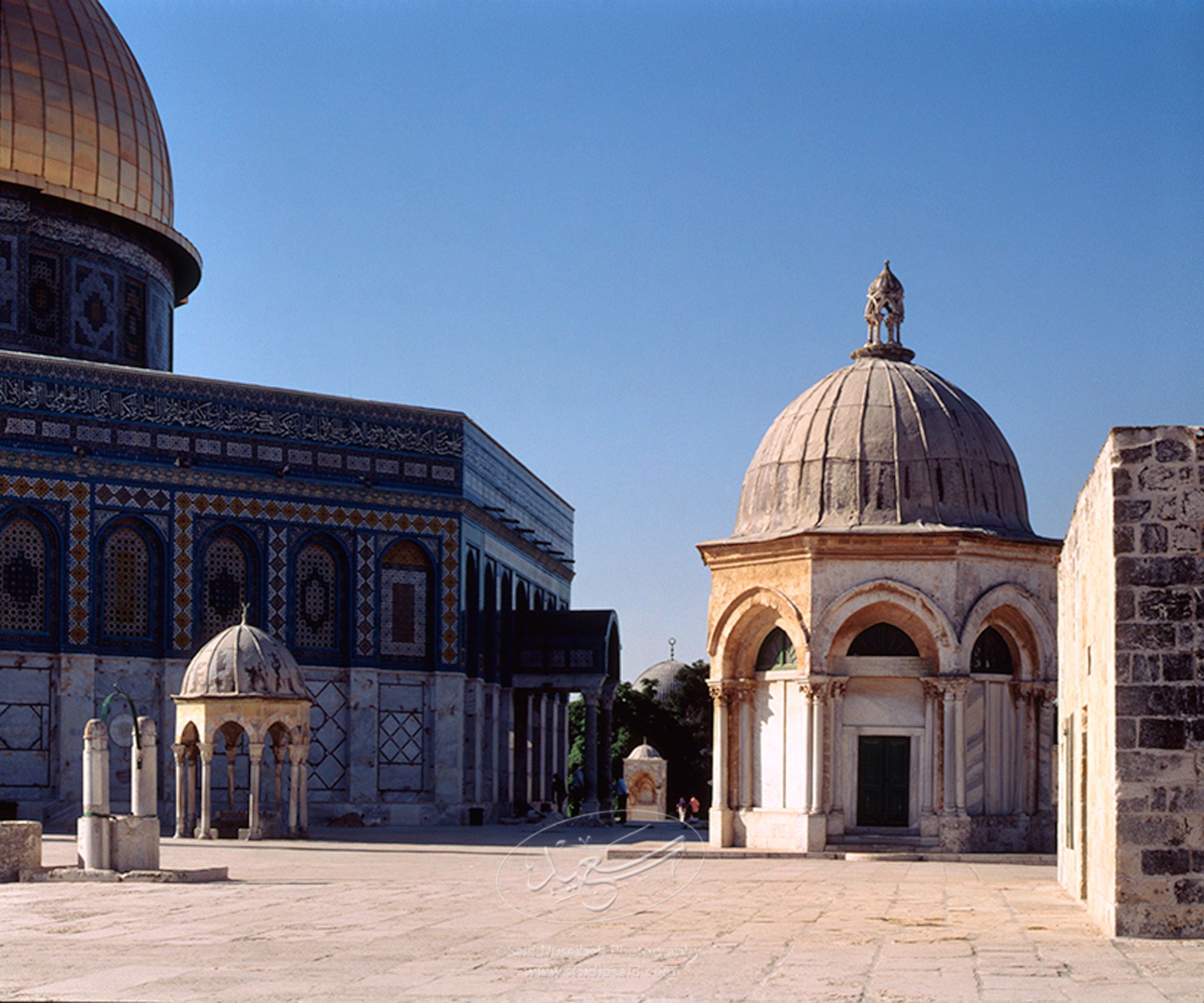 <i>Qubbat al-Sakhra</i> / Dome of the Rock. In the <i>Masjid al-Aqsa</i>, Old City Jerusalem <i>alQuds</i>.