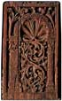 &ldquo;Horseshoe Mihrab with Two Disproportional Columns.&rdquo; Umayyad Carved Wooden Tie Beams, from the al-Aqsa Mosque