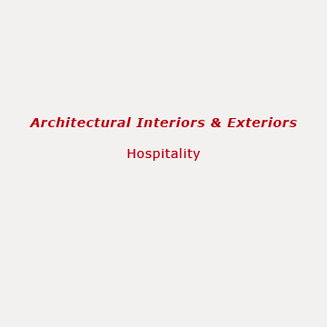 Photographs of Hospitality interiors