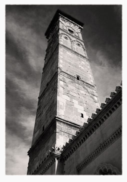 Seljuk Minaret of the Umayyad Mosque of Aleppo, Syria. Destroyed in the Civil War 2013