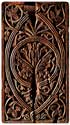 &ldquo;Cartouche with Circle and Leaves.&rdquo; Umayyad Carved Wooden Tie Beams, from the al-Aqsa Mosque