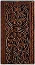 &ldquo;Two large & two small arabesqued rinceaux from central sheath&rdquo; Umayyad Carved Wooden Tie Beams, from the al-Aqsa Mosque