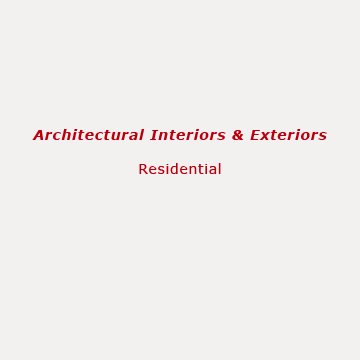 Photographs of residential architectural interiors